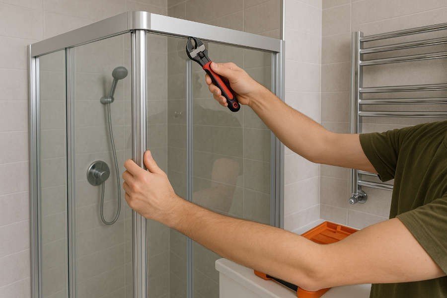Réparer une paroi de douche coulissante | Guide complet - Melonbath