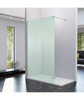 Paroi de douche fixe en verre mat Fresh