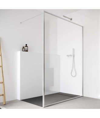Paroi de douche périphérique fixe Silver Nordic