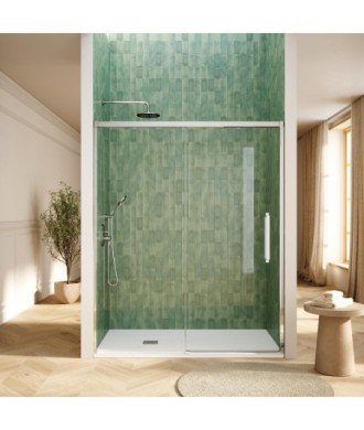 Paroi de douche avant fixe et coulissante Hit