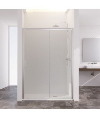 Paroi de douche frontale fixe et coulissante Summer