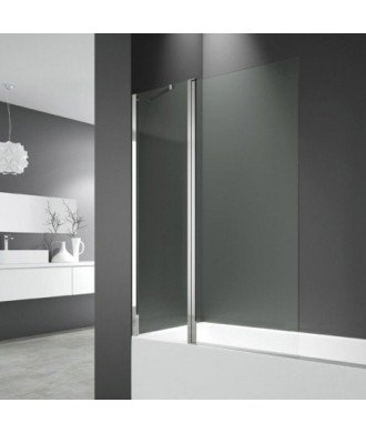 Pare-baignoire 1 fixe + 1 porte battante Ouvert