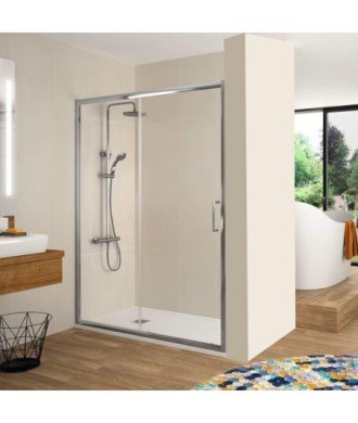 Paroi de douche frontale coulissante fixe Bella | Kassandra