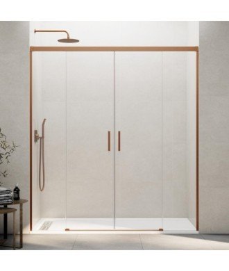 Paroi de douche Cuivre Brossé au meilleur prix