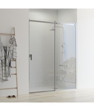 Paroi de douche 1 fixe plus 1 porte coulissante Ebro