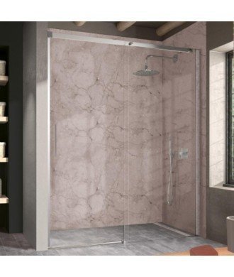 Paroi de douche 1 fixe plus 1 coulissante Luna 8 mm | Luna LU102