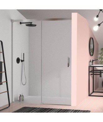 Paroi de douche 1 fixe + 1 porte coulissante Glasé